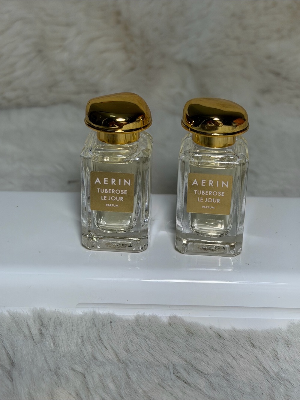 Aerin Tuberose Le Jour Mini Set - Gold & Clear 4ml each